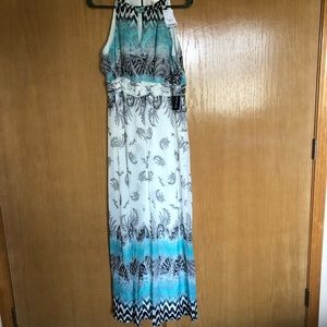NWT halter maxi dress